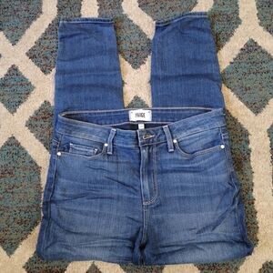 PAIGE Hoxton Crop Jeans Tristan Size 29 / dnm521